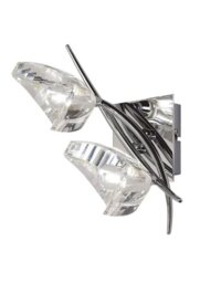 Mantra M1462/S Eclipse 2 Light Switched Wall Light In Chrome