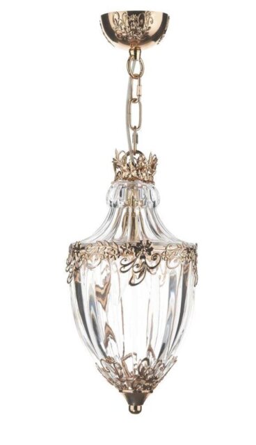 Dar OTT0135 Ottoman 1 Light Decorative French Gold Ceiling Pendant