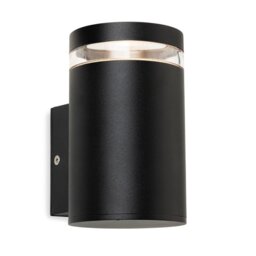 Firstlight 3821BK Pedro Outdoor Single Wall Light In Black IP44