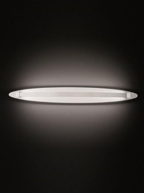 Franklite WB065 1 Light Large LED Wall Light In Ivory - Width: 650mm