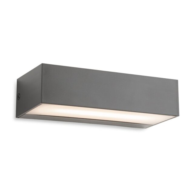Firstlight 4154GP Texas Outdoor LED Resin Rectangular Wall Light In Graphite Finish IP65