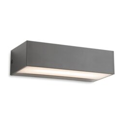 Firstlight 4154GP Texas Outdoor LED Resin Rectangular Wall Light In Graphite Finish IP65