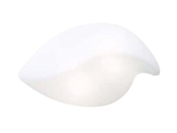 Mantra M3784 Natura 2 Light Small Outdoor Wall/Ceiling Light In Matt And Opal White