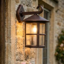 Firstlight 2356BZ Stratford 1 Light Downlight Wall Lantern In Bronze