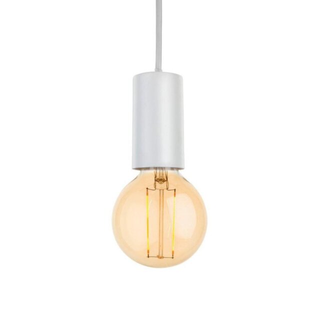 Firstlight 5927WH Berkeley 1 Light LED Ceiling Pendant Light In White