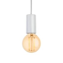Firstlight 5927WH Berkeley 1 Light LED Ceiling Pendant Light In White