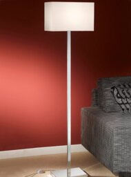 Franklite Flair Floor Lamp In Bronze Finish With Off-White Shade S156/9881