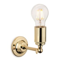 Firstlight 7650BR Indy 1 Light Wall Light Polished Brass