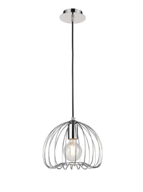 Franklite PCH173 Ceiling Pendant In Chrome Finish - Dia: 250mm