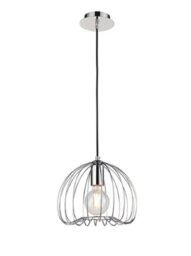 Franklite PCH173 Ceiling Pendant In Chrome Finish - Dia: 250mm