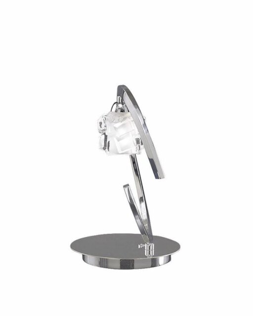 Mantra M1846 Ice 1 Light Table Lamp In Chrome