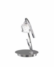 Mantra M1846 Ice 1 Light Table Lamp In Chrome