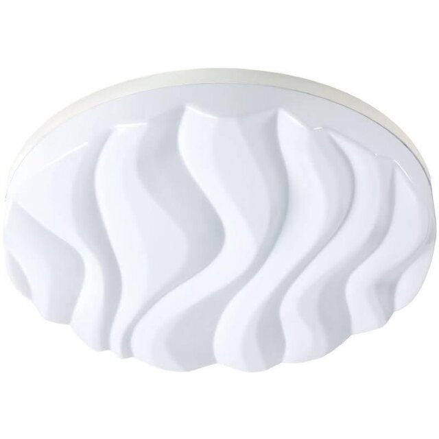 Mantra M5040 Arena LED Large Round Flush Ceiling Light In White