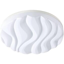 Mantra M5040 Arena LED Large Round Flush Ceiling Light In White