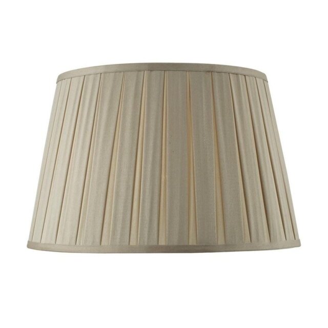 DEG1629 Degas 400MM Taupe Box Pleat Faux Silk Shade