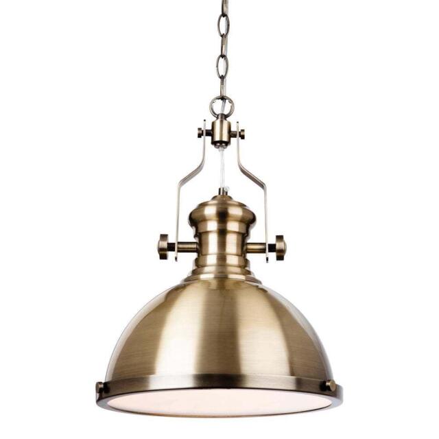 Firstlight 5909AB Albion Ceiling Pendant In Antique Brass