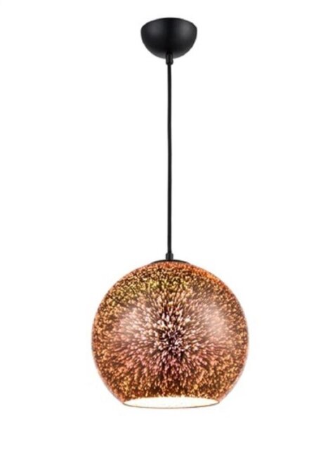 PH172 Ceiling Pendant In Copper Colour Glass - Dia: 250mm