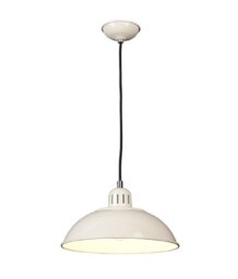 Elstead FRANKLIN/P CR Franklin 1 Light Ceiling Pendant Light In Cream