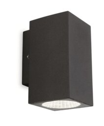 Firstlight 7675GP Dino Outdoor LED Single Wall Light In Graphite