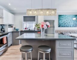 Baden 102 x 9cm Linear Pendant Chandelier In Polished Chrome Finish With Crystal Glass