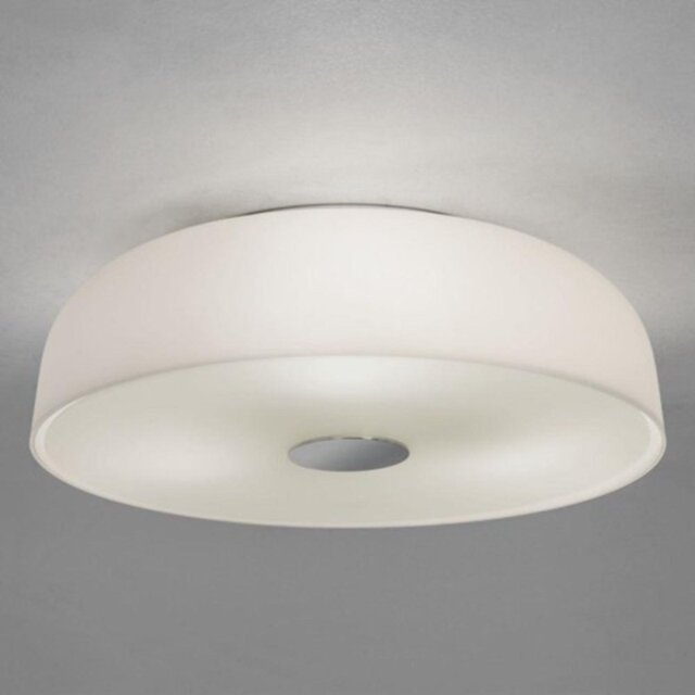 Astro 1328001 Syros 3 Light Flush Bathroom Ceiling Light in Polished Chrome