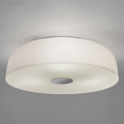 Astro 1328001 Syros 3 Light Flush Bathroom Ceiling Light in Polished Chrome