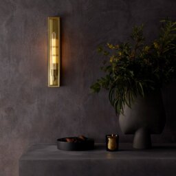 Astro 1402006 Harvard 500 Outdoor Wall Light In Natural Brass Finish IP44