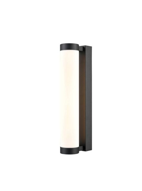 Franklite WB131 Dimmable Small LED Bathroom Wall Light In Black Finish IP44