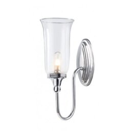 Elstead BATH/BLAKE2 PC Blake 1 Light Bathroom Wall Light In Polished Chrome