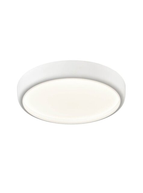 Franklite CF5794 Bathroom Large LED Flush Ceiling Light In White Finish IP44