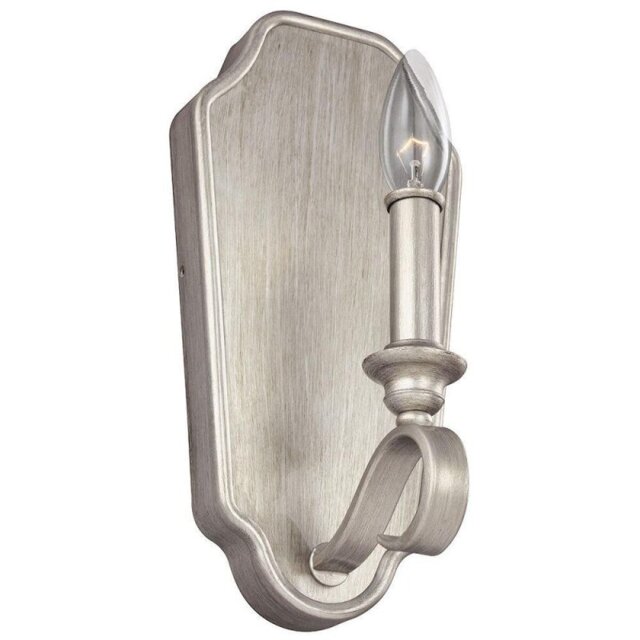 FE/DEWITT1 Dewitt 1 Light Wall Light In Sunrise Silver