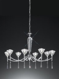 F2237/8 Chrome 8 Light Chandelier