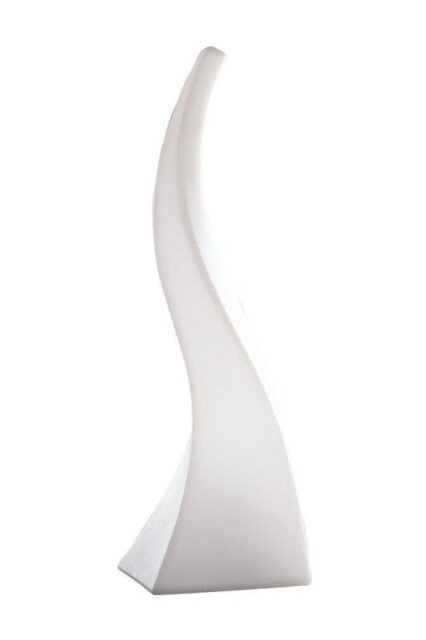Mantra M1326 Flame 1 Light Large Outdoor Table Lamp In Opal White - Height: 550mm