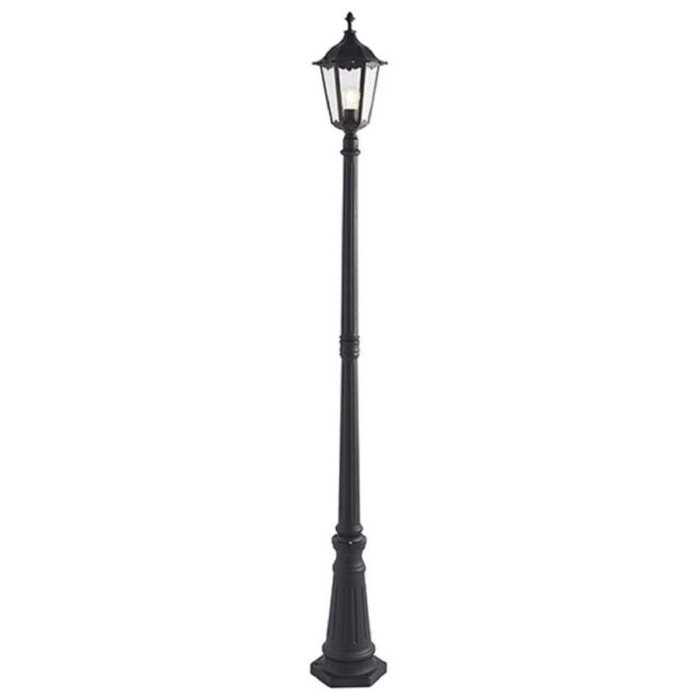 Endon 76551 Burford 1 Light Outdoor Lamp Post In Matt Black