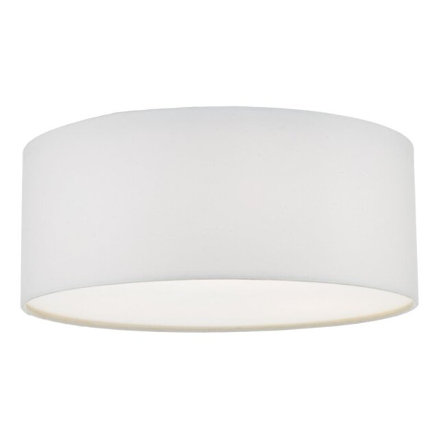 Dar CIE5215 Cierro 3 Light Flush Ceiling Light In Ivory
