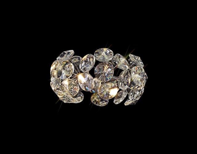 Fusion Non-Electric Crystal Ceiling Pendant in Polished Chrome Finish