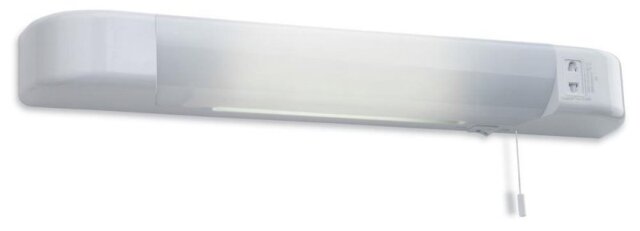 Firstlight 8659WH Dual Voltage LED Shaver Light in White Finish
