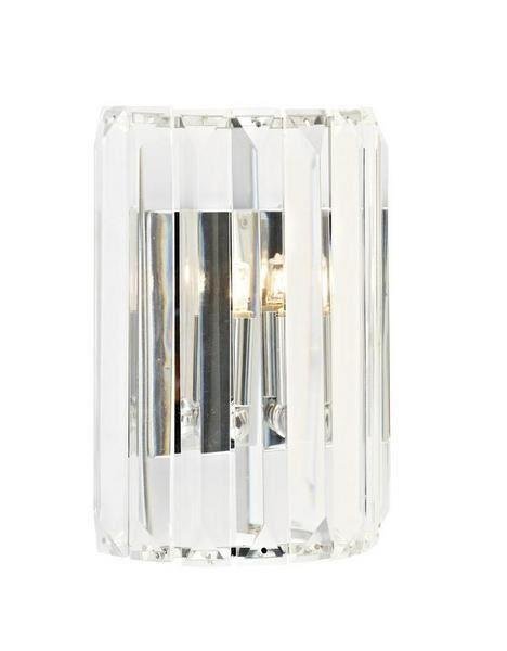Dar SKE0750 Sketch 1 Light Wall Bracket in Polished Chrome