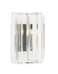 Dar SKE0750 Sketch 1 Light Wall Bracket in Polished Chrome