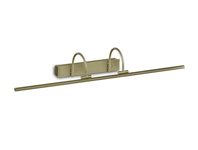 Mantra M6385 Paracuru LED Double Picture Light In Antique Brass - Length: 900mm