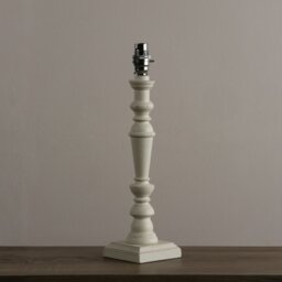 Laura Ashley Tate Wood Painted Candlestick Table Lamp Base