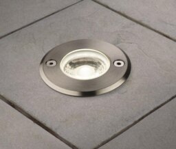 Firstlight 3733ST LED Driveover Lights In Stainless Steel - Dia: 70mm