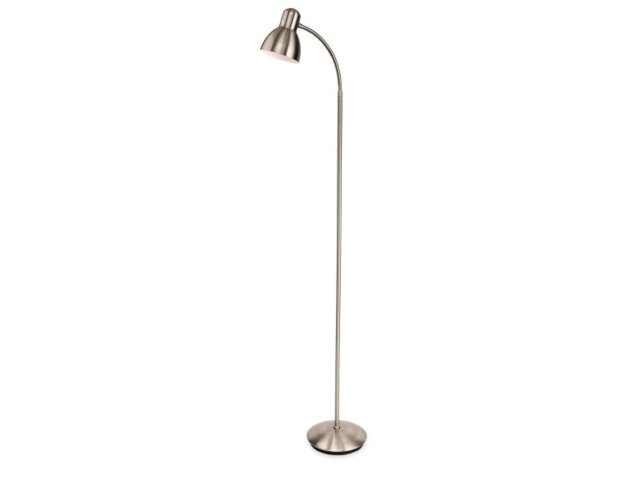 Firstlight 3745BS Morgan Adjustable Reading / Craft Floor Light In Brushed Steel