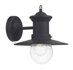 Dar SED1522 Sedgewick Outdoor Wall Light in Black