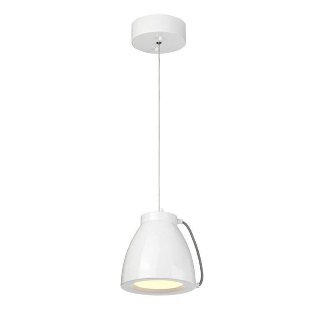 Elstead EUROPA/P/A Europa Small LED Pendant In White - Dia: 181mm