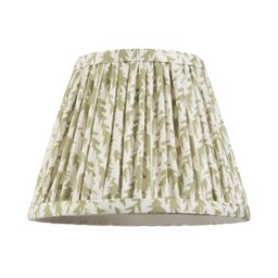 Endon 112912 Leaf Tapered Lamp Shade 20 cm In Herb Garden Green