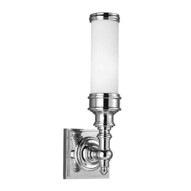 FE-PAYN-OR1-BATH Payne Ornate 1 Light Polished Chrome Bathroom Light