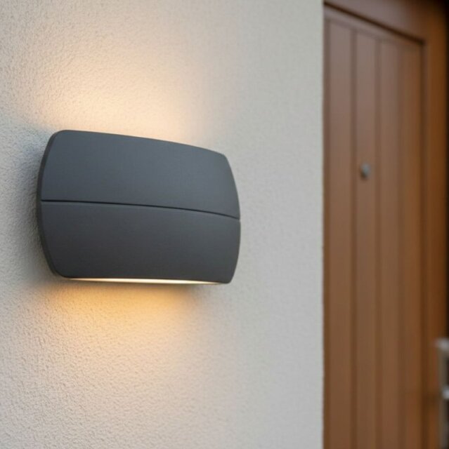 Firstlight 6807GP Carmen LED Wall Light In Graphite Finish IP65