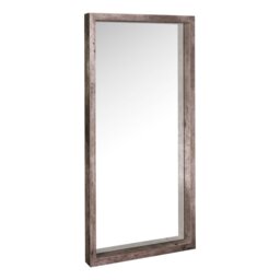 Dar Wisebuys Rocco Rectangle Mirror In Distressed Concrete Effect Veneer