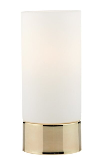 JOT4035 JOT Gold Finish and Opal Glass Touch Table Lamp